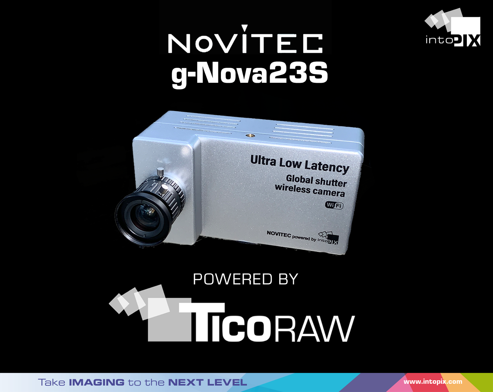intoPIX, 노비텍의 새로운 산업용 카메라 포트폴리오에 TicoRAW 통합 발표